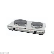Electric Hot Plate Double Burner Stove Kitchen Table Top Cooking Food Cook Oster Portable Stove Double Burner Stainless Steel Cooktop