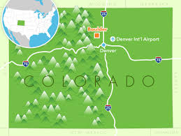 Check flight prices boulder is the county seat and most populous city of boulder county and the 11th most populous city in the u.s. Boulder Colorado Illustrated Situation Map Le Cartographiste