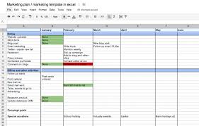 Marketing Plan Marketing Template In Excel Digital Marketing Plan Template Marketing Template Marketing Strategy Template