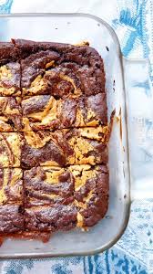 Brownies Legers Au Cacao Et Beurre De Cacahuetes Beurre De Cacahuetes Recette Gouter Recettes De Cuisine