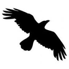 Bird With Wings Spread Tattoo Eagle Silhouette Crow Silhouette Black Crow Tattoos Bird Silhouette