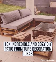10 Incredible And Cozy Diy Patio Furniture Decoration Ideas Perabot Buatan Sendiri Perabot