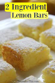 Super Easy 2 Ingredient Lemon Bars Recipe No Eggs Made With Cake Mix And Pie Filling This Delicious Lemon Bars Recipe Lemon Dessert Recipes Lemon Bars Easy
