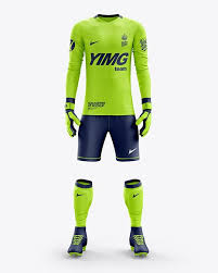 Men S Full Soccer Goalkeeper Kit Mockup Front View In Apparel Mockups On Yellow Images Object Mockups Goalkeeper Kits Clothing Mockup Shirt Mockup