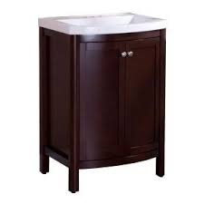 Home Depot Http Www Homedepot Com P St Paul Madeline 24 In Vanity In Chestnut With Vanity Top In White Md24p2 Cn 203514221 N Vanity Top Vanity Vanity Combos