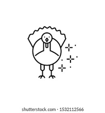 Preheat air fryer to 380 degrees. Thanksgiving Turkey Icon In Pastel Style