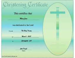 A great free certificate that you can fill the information, print and save time and money. Free Certificate Of Baptism Printable Baptism Certificate Editable And Printable Instant