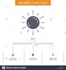 Sun Space Planet Astronomy Weather Business Flow Chart