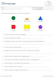 Including a wide range of activities, each resource is colourful and engaging and will help you swiftly teach your class about 2d shapes. Numeracy 2d Shapes Worksheet Primaryleap Co Uk