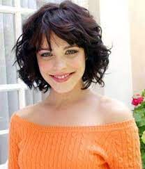 Rachel Mcadams Bob Hairstyles Curly Hair With Bangs Curly Bob Hairstyles