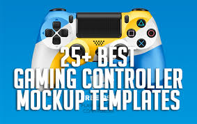 25 Best Gaming Controller Mockup Templates Game Controller Mockup Free Psd Download Xbox One Controller