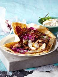 arabisches shawarma mit tahin und rotkohlsalat rezept lecker orientalische rezepte rezepte persisches essen