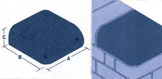 Double bullnose tiles are the tiles which the top and the bottom lip of them are rounded. Bn 18stop End To Double Bullnose On Edge And To Bullnose Double Header On Flat Rounded Corners On Bed By Ketley Brick Co