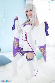 Ria Kurumi cosplay Emilia - Re:Zero 100 photos - Cosplaytele