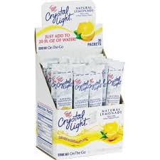 Amazon Com Crystal Light On The Go Natural Lemonade 60 Ct 2x30 Ct Powdered Soft Drink Mixes Grocery Gourmet Food