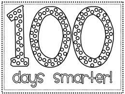 100 days smarter coloring page. 100 Days Smarter Printable Worksheets Teachers Pay Teachers