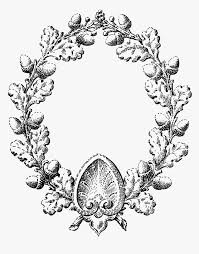Detailed coloring pages, flower coloring pages, mother's day, premium coloring pages. Round Frame Of Oak Leaves And Acorns Flower Wreath Coloring Page Hd Png Download Transparent Png Image Pngitem