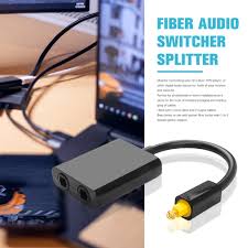Great savings & free delivery / collection on many items. Kebidu Digital Spdif Optical Audio Splitter Adapter 2 Way Toslink Splitter Spdif Optical Cable Splitter Hub 1 Input 2 Output Aliexpress