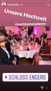 Ihre traumhochzeit feierten die beiden im malerischen schloss engers in neuwied. Matthias Mangiapane Hubert Fella Haben Geheiratet