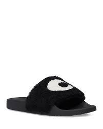 Coach Women'S Jeri Leather Toe Post Sandals - Black | Allsole