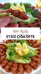 tam olculu etsiz cigkofte tarifi hazir almaya son nefis yemek tarifleri yemek tarifleri yemek kolay yemek tarifleri
