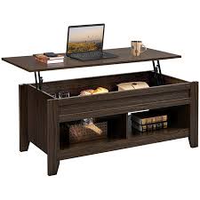 Derek rose is the coffee and tea expert for the spruce eats. Lift Top Coffee Table With Hidden Storage Espresso From Easyfashion Accuweather Shop
