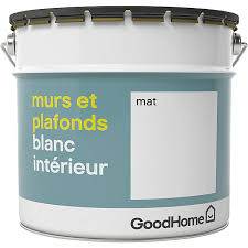 Peinture Murs Et Plafonds Goodhome Blanc Mat 10l Castorama