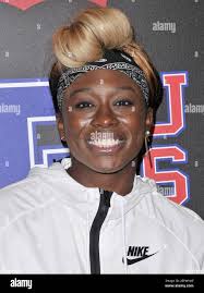 Essence Carson arrives at the 2018 Rookie USA Fashion Show held at MILK in  Los Angeles, CA