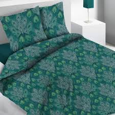 Codes promo, ventes flash, livraison offerte, trouvez le produit de vos nous avons récolté un volume de 5481 évaluations clients favorables sur les références 'housse de couette verte'. Housse De Couette Et Deux Taies Coton 240 Cm Peacock Bleu Vert Linge De Lit Eminza