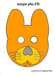 Masque Pika D Lli En 2020 Petits Animaux Animaux Pantin