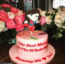 Cakes can picture your mum on the whole cake front, or any amazing smile captured by the camera and printed on the cake upper side. Liv Tyler Surprised With A Theme Cake For Her 39th Birthday Posted On Instagram Daily Mail Online