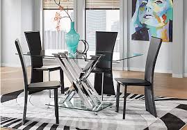 Browse our great prices & discounts on the best 7 piece round kitchen room sets. Empire Place Metal 7 Pc Rectangle Dining Room With Glass Top Rectangle Glass Dining Table Glass Dining Table Set Small Dining Table Set