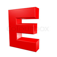 This letter e alphabet clip art set contains 20 image files, which includes 10 color images and 10 black & white images in png. Red Alphabet E Stock Image Colourbox