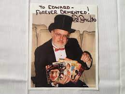 Dr Demento **Autographed Photo** Radio Show Fan Club Signed To Edward Ed  Top Hat 