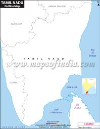 It has all travel destinations, districts, cities, towns, road routes of places in kerala. Tamil Nadu Outline Map Blank Map Of Tamil Nadu