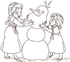 How To Draw Princess Anna And Elsa Building A Snowman From Frozen How To Draw Step By Step Drawing Tutorials Frozen Coloring Pages Frozen Coloring Princess Drawings