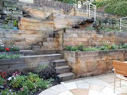 A steep slope is an opportunity to create a dramatic, sheer curtain of water. Steep Slope Gardening Courtesy Of Hardwick Garden Design Http Www Hardwickgardendesign Co Uk Steep Slope Ga Sloped Garden Steep Gardens Landscaping A Slope