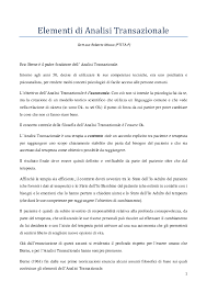 Pdf Elementi Di Analisi Transazionale Italo Gagliardi Academia Edu