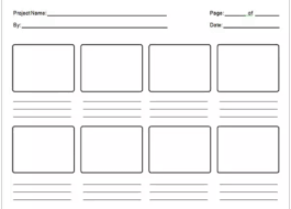 This graphic organizer allows kids to draw pictures and write text, creating a visual and written record of their thoughts. Pin On Storyboard Template