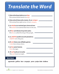 Sentences In Spanish Spanish Worksheets Spanish Sentences Spanish Learning Activities