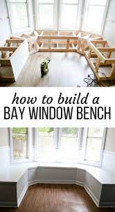 When you think of bay window seats, do you imagine ruffled pillows and pastel fabric? Diy Bay Window Bench Aka The Banquette Is Finished