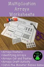 Multiplication Arrays Worksheets Multiplication Worksheets Distance Learning In 2020 Preschool Math Games Multiplication Arrays Multiplication