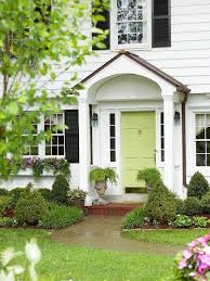 Dec 28, 2020 · if you're looking to paint your front door in a bold color, but aren't sure what direction to go in, these unique shades of blue, red, green, and more are just what you need to set your house apart from the rest. Make A Plain White House Really Cool With A Green Door Green Front Doors Traditional Front Doors Painted Front Doors