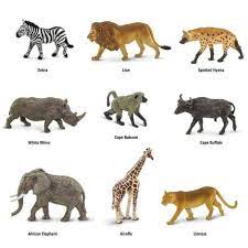 Gradina zoo virtuala, animale, educatie si distractie. Tub Figurine Animale Din Africa