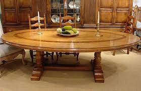 Mid Cherry Yew Wood Banded 72 Round Table With Starburst Inlay Flush Lazy Susan In 2021 Table Yew Wood Baluster Table