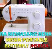 Cara Memasang Benang Mesin Jahit Butterfly JH 5832 A