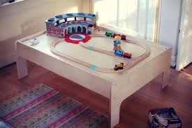 Modern Train Table For Kids By Sodura Kids Train Table Train Table Modern Kids
