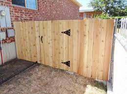 Oakdale fencing have a wide variety of single garden gates that are suitable for use as side entrance, yard or garden path gates. Build A Wooden Fence And Gate 14 Steps With Pictures Instructables
