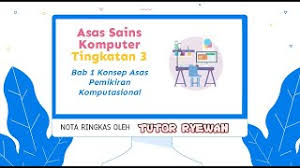 Maybe you would like to learn more about one of these? Nota Ringkasan Asas Sains Komputer Tingkatan 3 Bab 1 Konsep Asas Pemikiran Komputasional Youtube