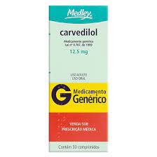 Carvedilol Medley 12 5mg Caixa Com 30 Comprimidos Medley